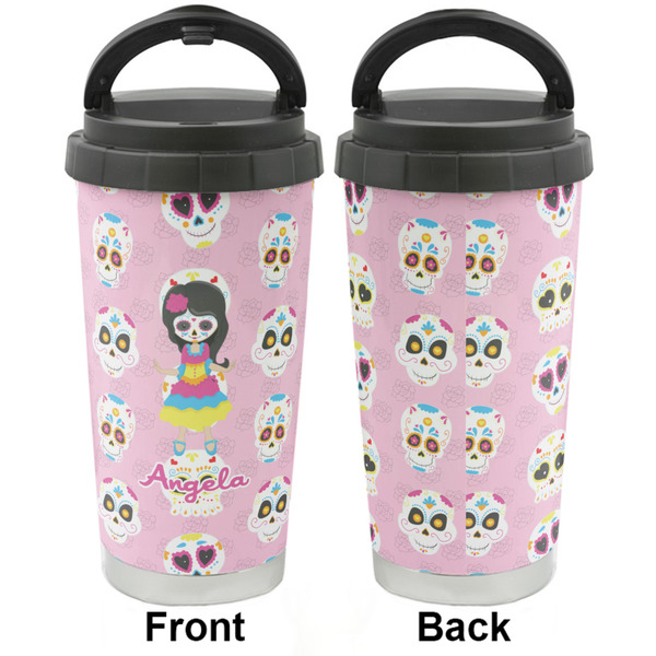 Kids Sugar Skulls Stainless Steel Travel Cup - Apvl