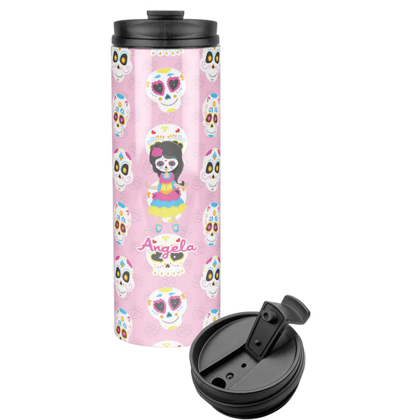 Custom Kids Sugar Skulls Stainless Steel Skinny Tumbler (Personalized)