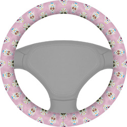 Kids Sugar Skulls Steering Wheel Cover (Personalized)