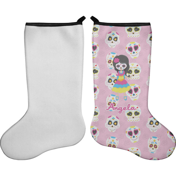 Kids Sugar Skulls Stocking - Single-Sided - Approval
