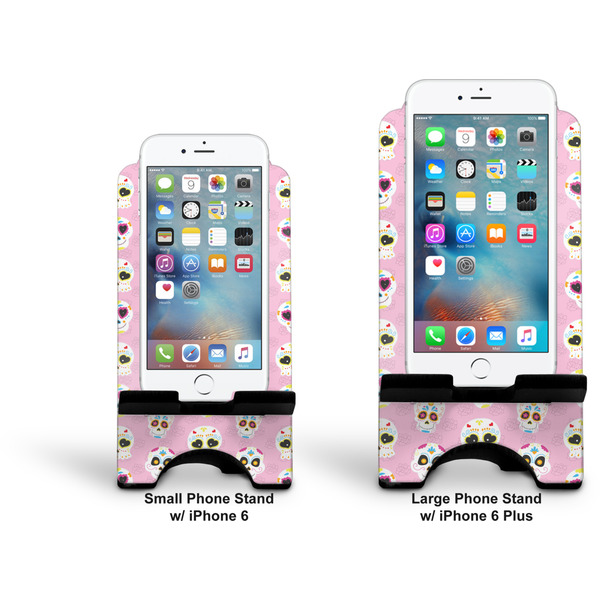 Kids Sugar Skulls Stylized Phone Stand - Comparison