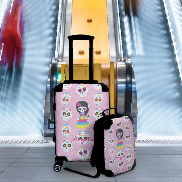 Kids Sugar Skulls Suitcase Set 4 - IN CONTEXT