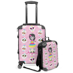 Kids Sugar Skulls Kids 2-Piece Luggage Set - Suitcase & Backpack (Personalized)