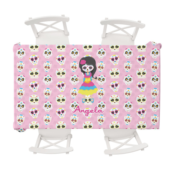 Custom Kids Sugar Skulls Tablecloth - 58"x102" (Personalized)