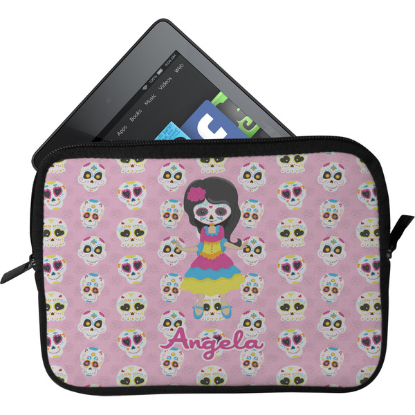 Custom Kids Sugar Skulls Tablet Case / Sleeve - Small (Personalized)
