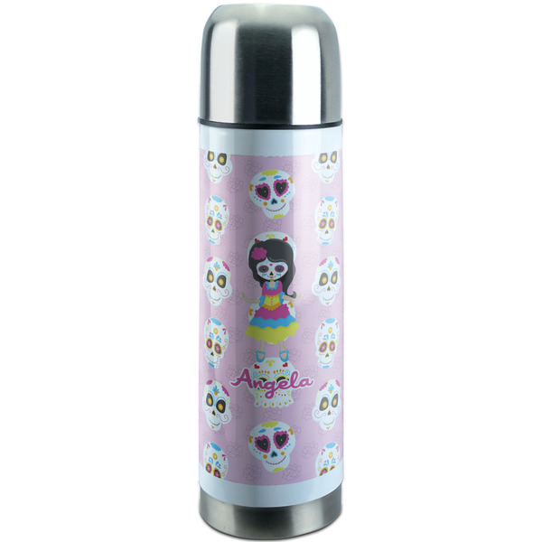 Custom Kids Sugar Skulls Stainless Steel Thermos (Personalized)