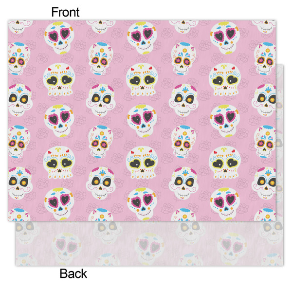 Kids Sugar Skulls Tissue Paper - Heavyweight - Medium - Front & Back