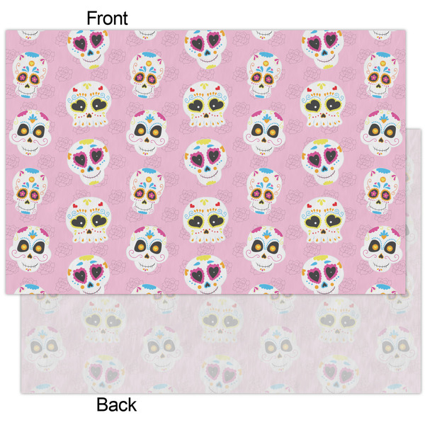 Kids Sugar Skulls Tissue Paper - Heavyweight - XL - Front & Back