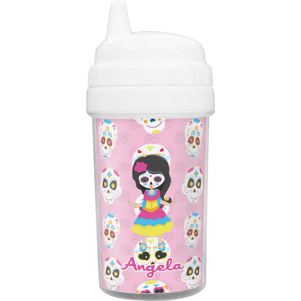 Custom Kids Sugar Skulls Sippy Cup (Personalized)