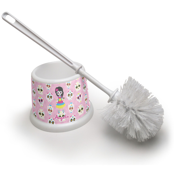 Custom Kids Sugar Skulls Toilet Brush (Personalized)