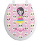 Kids Sugar Skulls Toilet Seat Decal (Personalized)