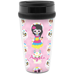 Kids Sugar Skulls Acrylic Travel Mug without Handle (Personalized)