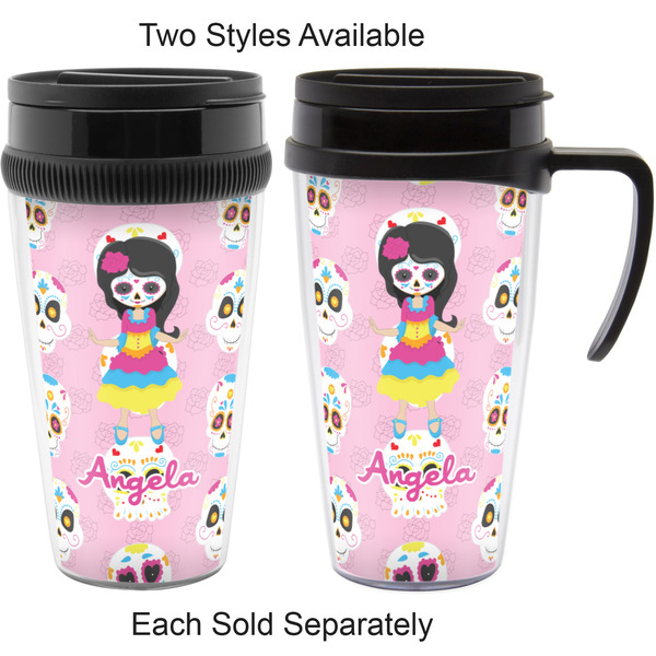 Kids Sugar Skulls Travel Mugs - with & without Handle