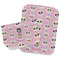 Kids Sugar Skulls Burp Cloths - Fleece - Set of 2 w/ Name or Text
