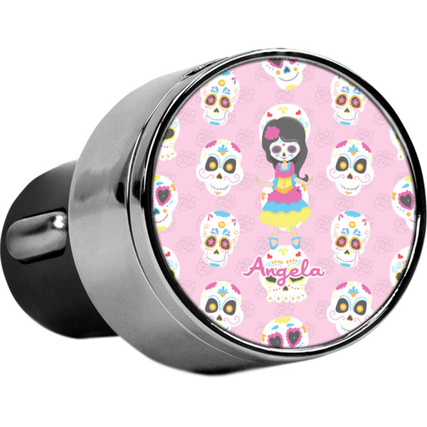 Custom Kids Sugar Skulls USB Car Charger (Personalized)