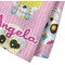 Kids Sugar Skulls Waffle Weave Towel - Closeup of Material Image