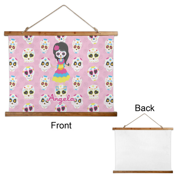 Kids Sugar Skulls Wall Hanging Tapestry - Landscape - APPROVAL