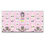 Kids Sugar Skulls Wall Mounted Coat Rack (Personalized)