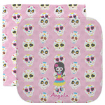 Kids Sugar Skulls Facecloth / Wash Cloth (Personalized)