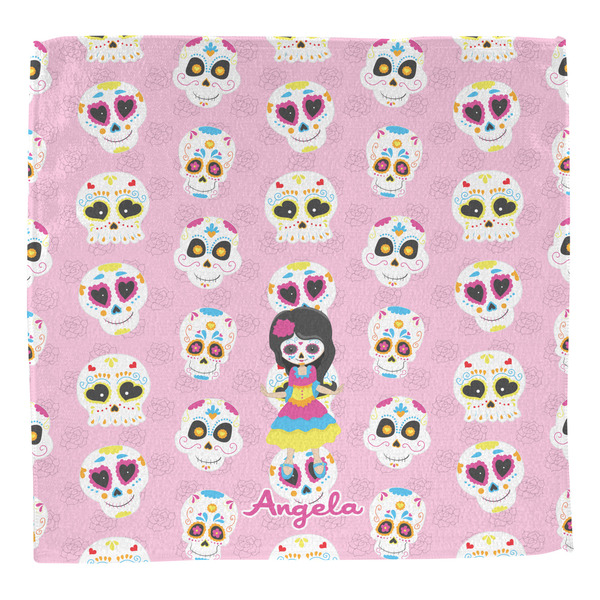 Kids Sugar Skulls Washcloth - Front - No Soap