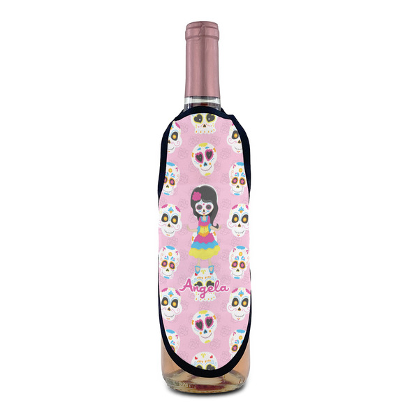 Kids Sugar Skulls Wine Bottle Apron - IN CONTEXT