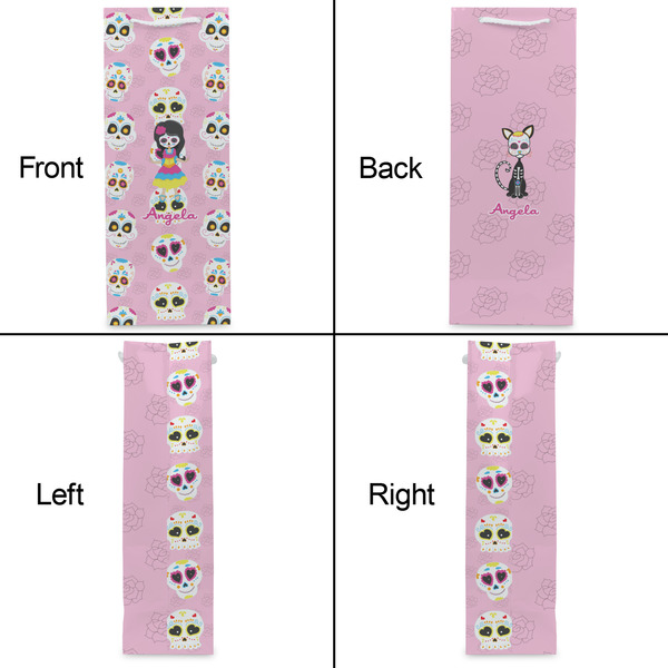 Kids Sugar Skulls Wine Gift Bag - Gloss - Approval