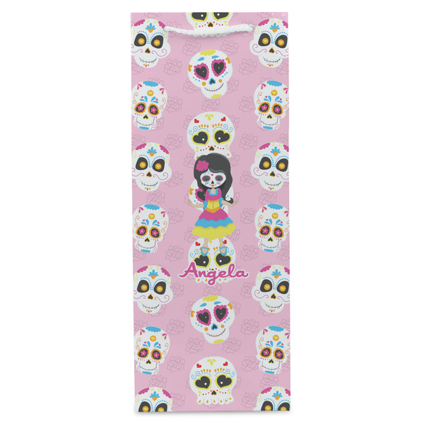 Kids Sugar Skulls Wine Gift Bag - Matte - Front