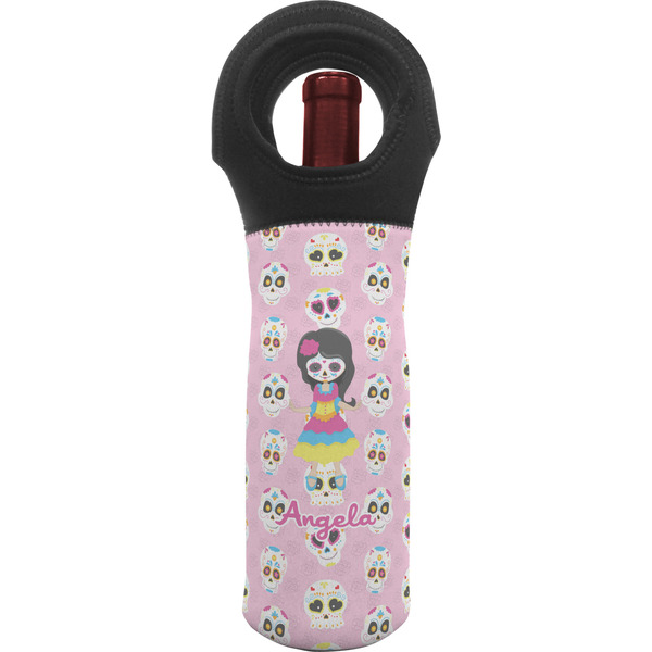 Custom Kids Sugar Skulls Wine Tote Bag (Personalized)