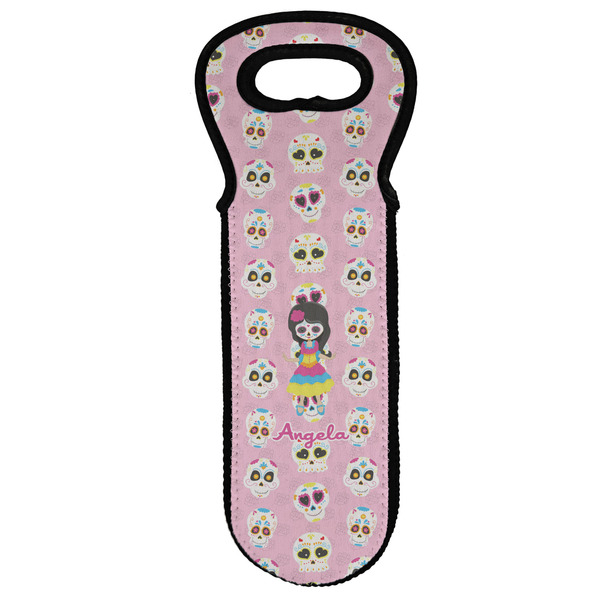 Custom Kids Sugar Skulls Wine Tote Bag (Personalized)