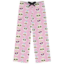 Kids Sugar Skulls Womens Pajama Pants (Personalized)