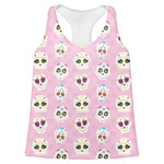 Kids Sugar Skulls Womens Racerback Tank Top - 2X Large