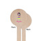 Kids Sugar Skulls Wooden 7.5" Stir Stick - Round - Single Sided - Front & Back