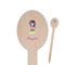 Kids Sugar Skulls Oval Wooden Food Picks - Single Sided (Personalized)
