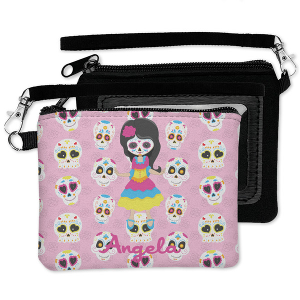 Kids Sugar Skulls Wristlet ID Cases - MAIN