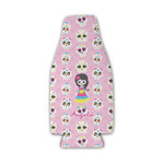 Kids Sugar Skulls Zipper Bottle Cooler (Personalized)