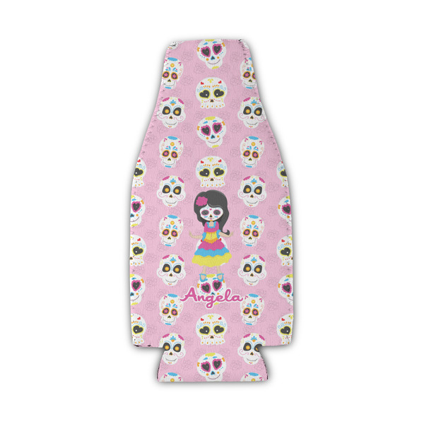 Custom Kids Sugar Skulls Zipper Bottle Cooler (Personalized)
