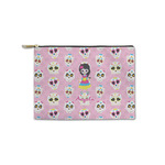 Kids Sugar Skulls Zipper Pouch - Small - 8.5"x6" (Personalized)