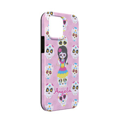 Kids Sugar Skulls iPhone Case - Rubber Lined - iPhone 13 Mini (Personalized)