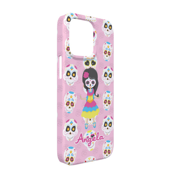 Custom Kids Sugar Skulls iPhone Case - Plastic - iPhone 13 Pro (Personalized)