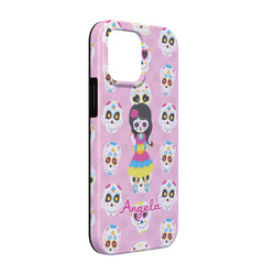 Kids Sugar Skulls iPhone Case - Rubber Lined - iPhone 13 (Personalized)