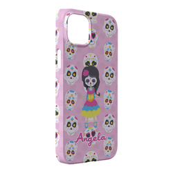 Kids Sugar Skulls iPhone Case - Plastic - iPhone 14 Pro Max (Personalized)