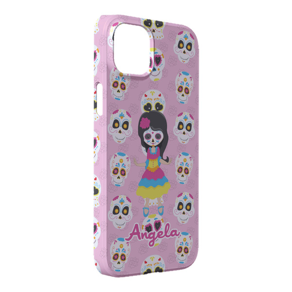 Custom Kids Sugar Skulls iPhone Case - Plastic - iPhone 14 Pro Max (Personalized)