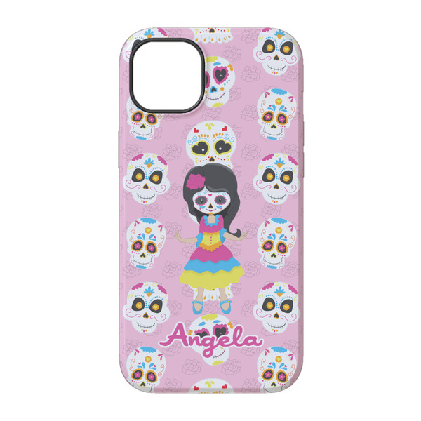 Kids Sugar Skulls iPhone 14 Pro Tough Case - Back