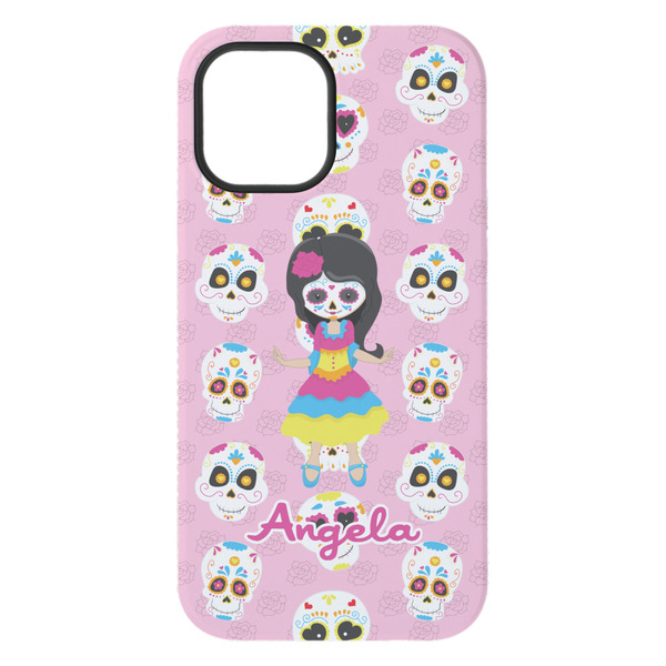 Kids Sugar Skulls iPhone 15 Plus Tough Case - Back
