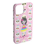 Kids Sugar Skulls iPhone Case - Plastic - iPhone 15 Pro Max (Personalized)