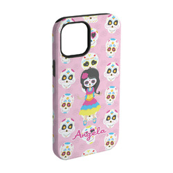 Kids Sugar Skulls iPhone Case - Rubber Lined - iPhone 15 Pro (Personalized)