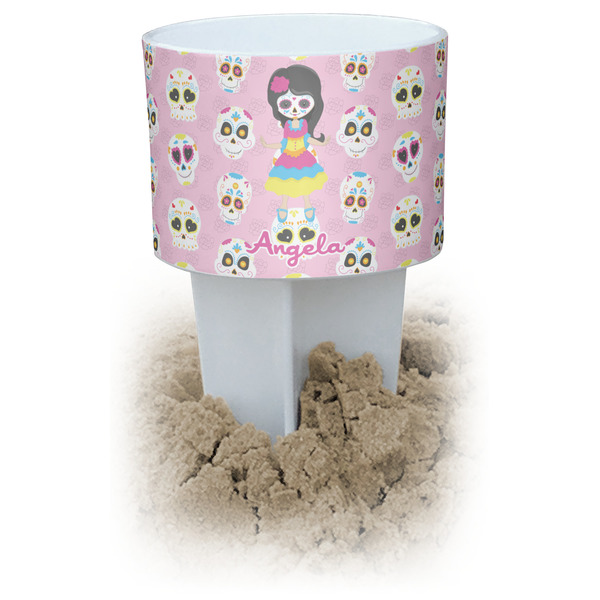 Custom Kids Sugar Skulls Beach Spiker Drink Holder (Personalized)
