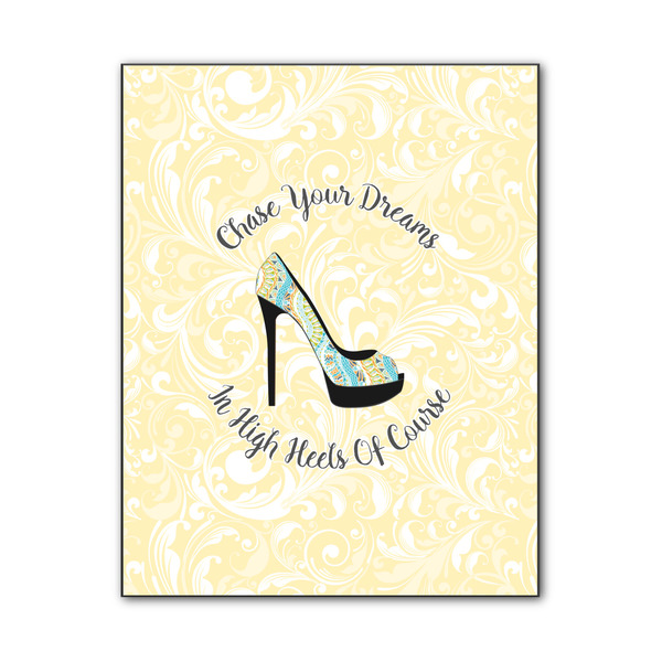 Custom High Heels Wood Print - 11x14