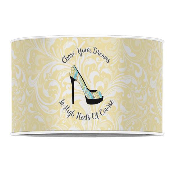 High Heels 12" Drum Lampshade - FRONT (Poly Film)