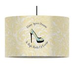 High Heels 12" Drum Pendant Lamp - Fabric